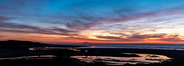 Hokio Beach günbatımı — Stok fotoğraf