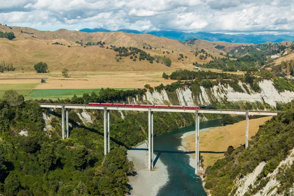 Rangitikei folyó kecskelábú híd — Stock Fotó