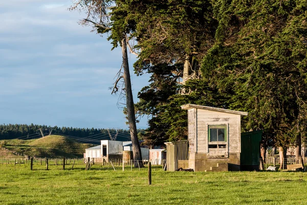 Gamla mjölkning skjul — Stockfoto