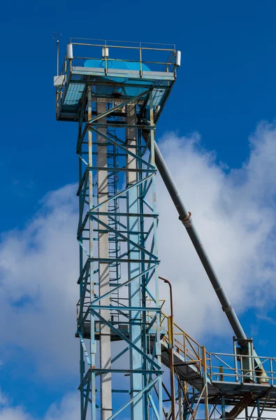 Torre de bombeo de grano — Foto de Stock