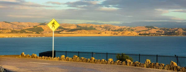 Hot Summer Dry Hills Napier New Zealand — Zdjęcie stockowe