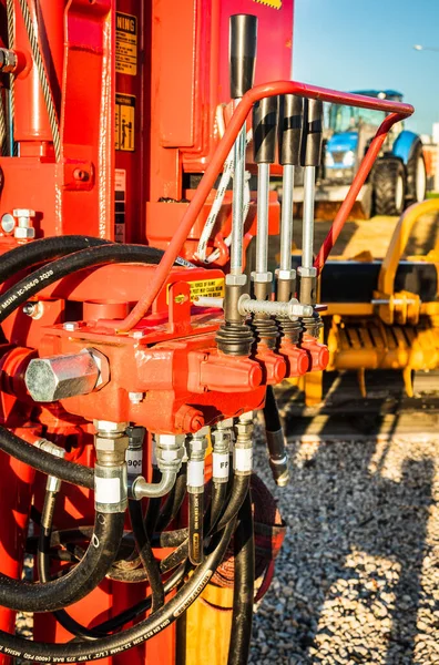 Hydraulics Control Box Found Farm Equipment — Photo