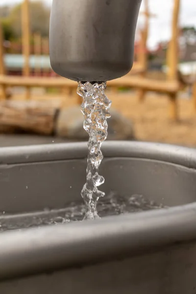 Flowing Drinking Water Playground — Stock Photo, Image