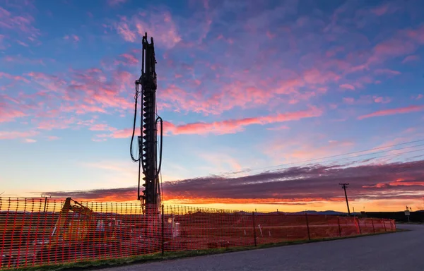 Foxton Horowhenua New Zealand 2017 One Big Tall Drill Ready — стоковое фото