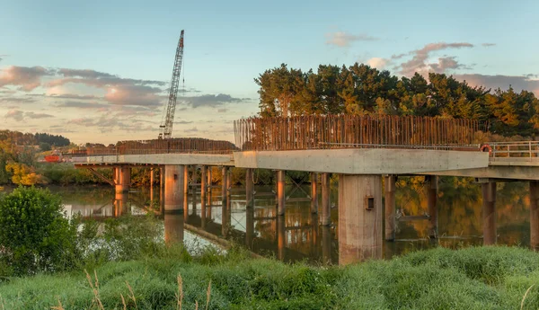 Foxton Horowhenua Selandia Baru 2019 Bagian Dasar Baru Dari Jembatan — Stok Foto