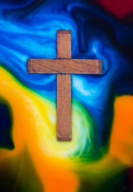 Colors Cross Wooden