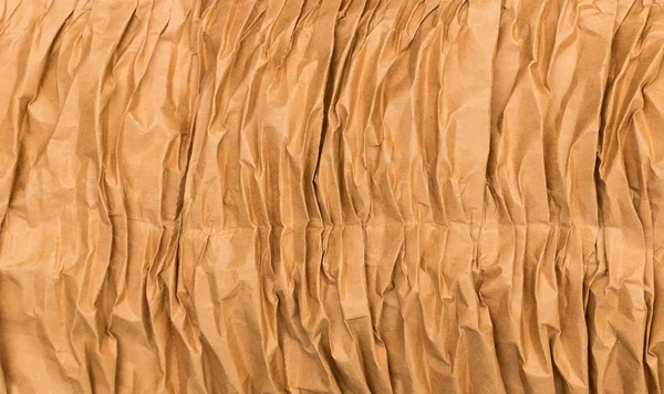 Wrinkled Brown Paper — Stock Photo, Image