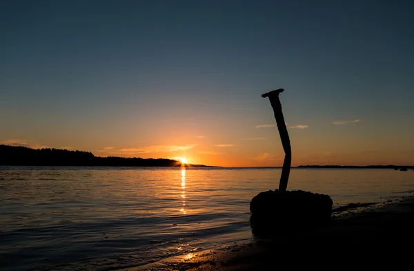 Shoreline Big Nail — Stock Photo, Image