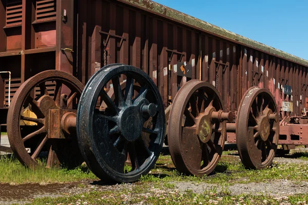 Roues de train — Photo