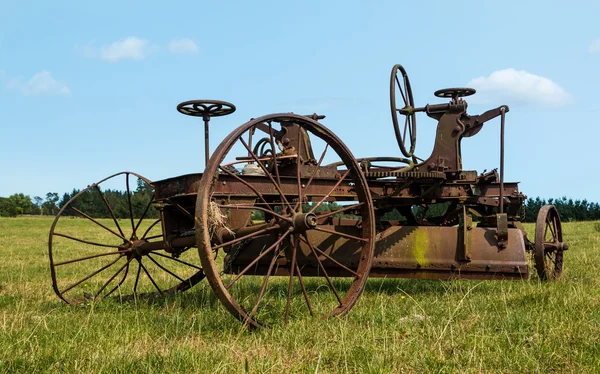 Vintage weg Grader — Stockfoto