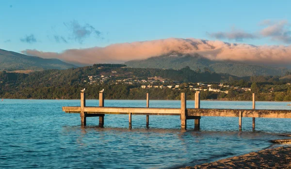 Kuratau-Steg — Stockfoto