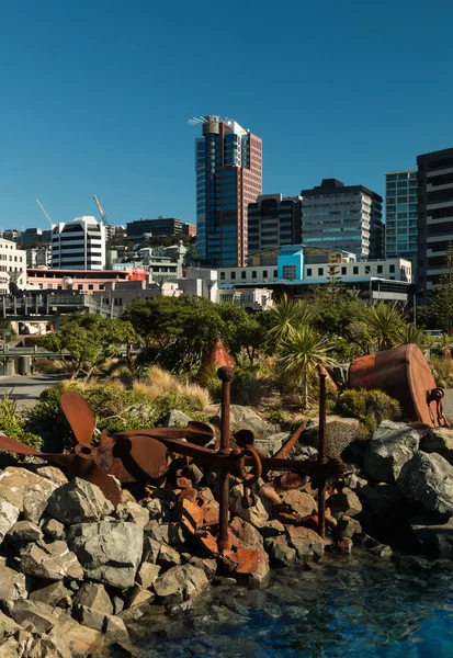 Antiguo barco piezas de Wellington City —  Fotos de Stock