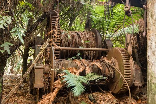 Loging Cable Winch — Stock Photo, Image