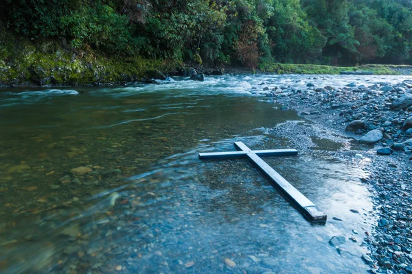 Cruz de río — Foto de Stock
