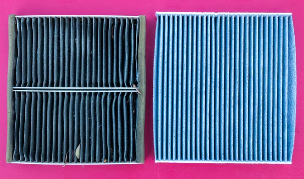 Air Filters Cleand and Dirty — Stock Photo, Image
