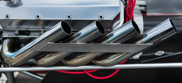 Dragster Exhaust System — Stock Photo, Image
