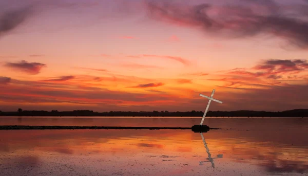 Sunset Windmill Foxton — Stock Photo, Image
