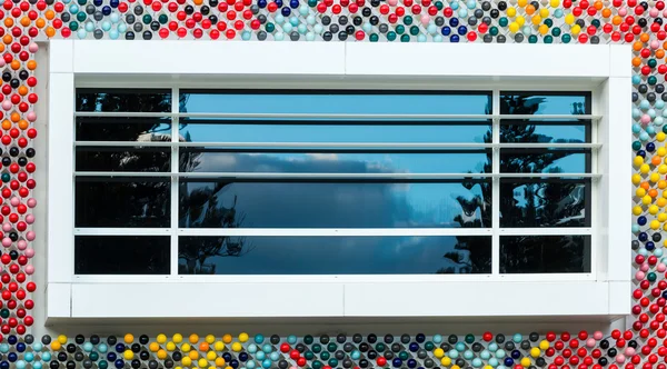 Balls Window Reflection — Stock Photo, Image