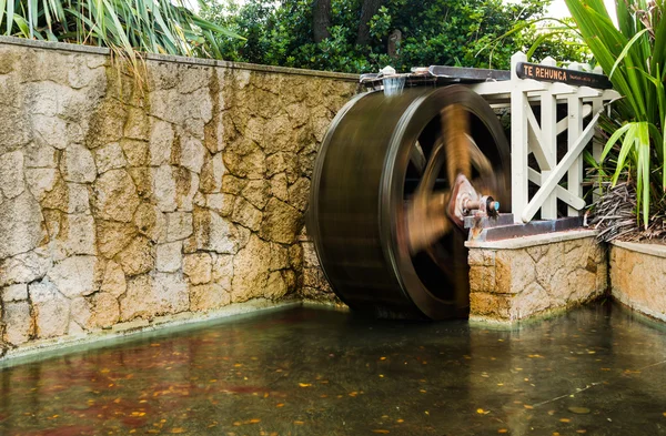 Te Renunga Water Wheel — Stock Photo, Image