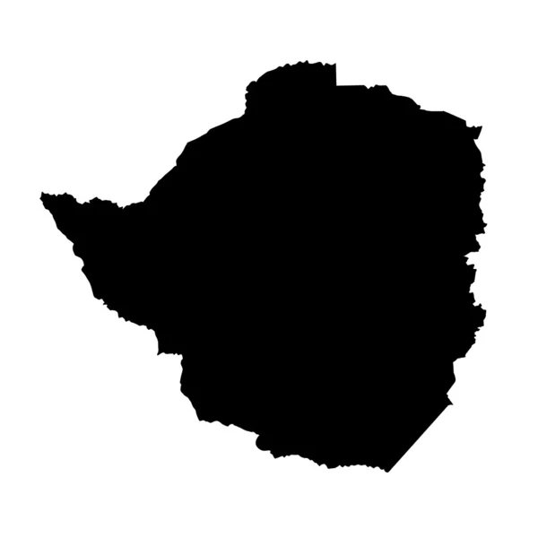 Mapa vectorial de Zimbabwe — Vector de stock