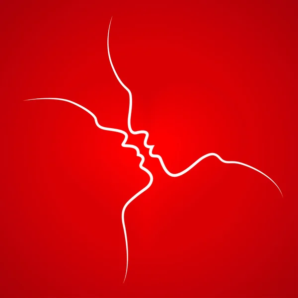 Valentine vecteur cardiaque — Image vectorielle