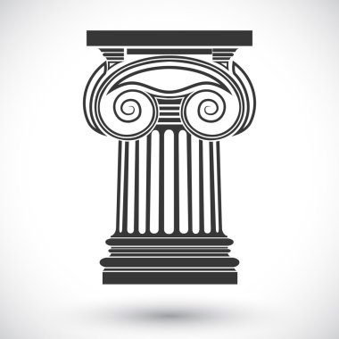 ionic column symbol clipart