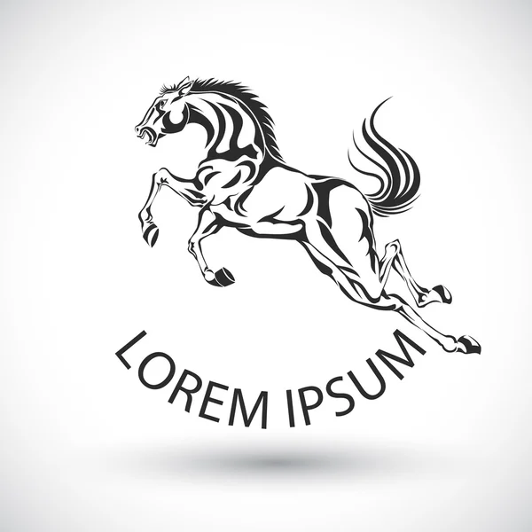 Άλογο λογότυπο φορέα — Διανυσματικό Αρχείο