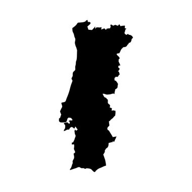  Protugal vektör harita