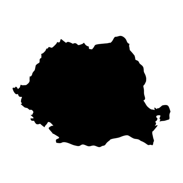 Vektör harita Romanya — Stok Vektör