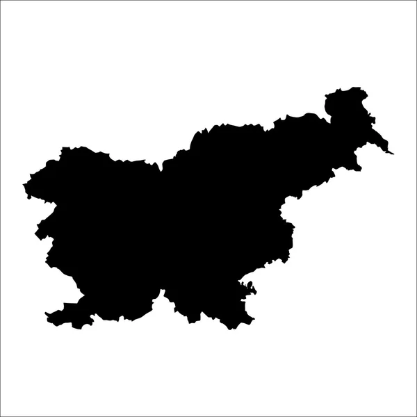 Mapa vectorial de Eslovenia — Vector de stock