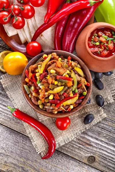 Delicious domestic stew — Stock Photo, Image