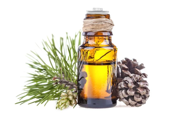 Pine essential oil — Stock Photo, Image