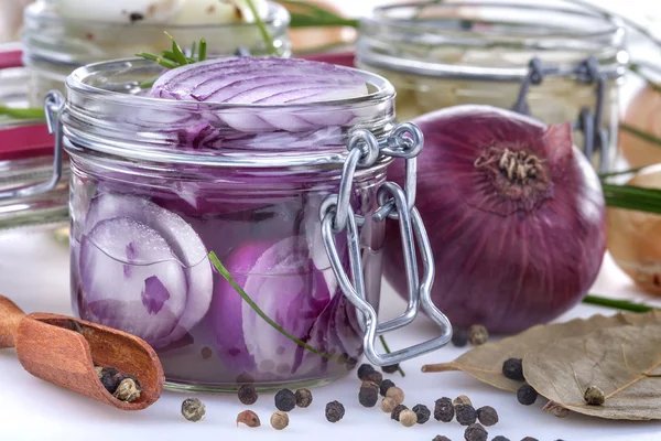 Onion, garlic and red onion — Stock Photo, Image