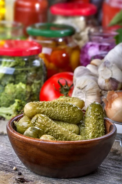 Preserved pickles — Stock Photo, Image