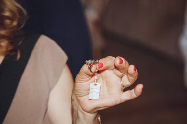 Düğün günü. Yüzük