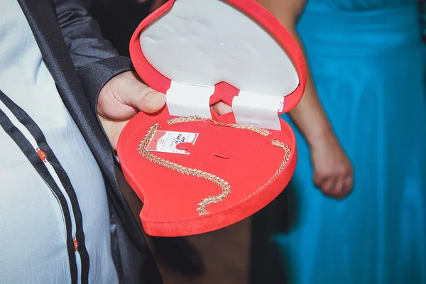 Día de la boda. Anillos —  Fotos de Stock