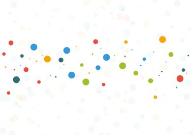 Renkli noktalar ile şablon arka plan