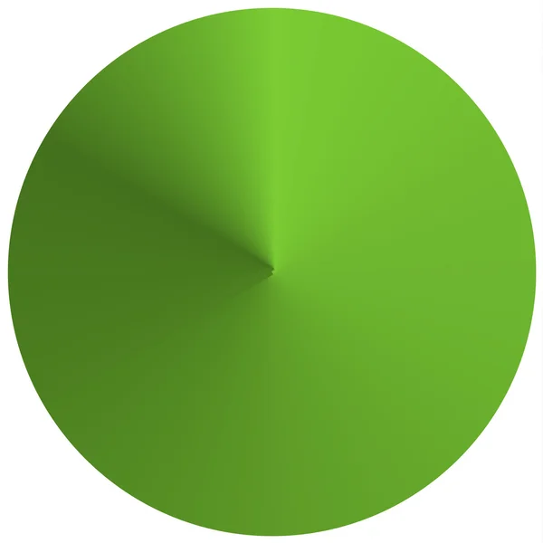 Gradiente circular redondo en tonos de verde — Vector de stock