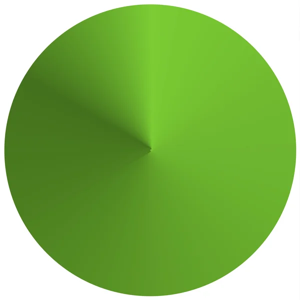 Kruhový přechod kolo v odstínech zelené — Stockový vektor