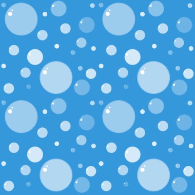 Su kabarcıkları seamless modeli 