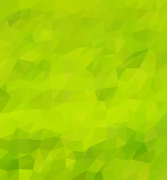 Groen gras abstract mozaïek lage polygoon backrgound — Stockvector