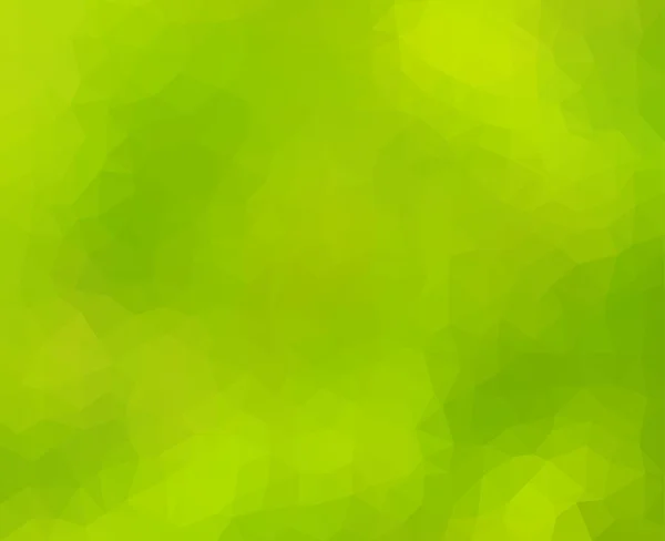 Groen gras abstract mozaïek lage polygoon backrgound — Stockvector