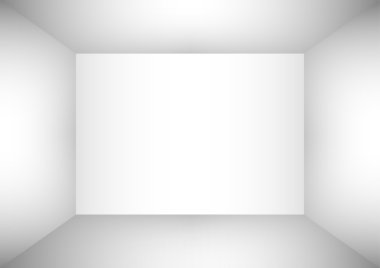 Illustration of blank room clipart