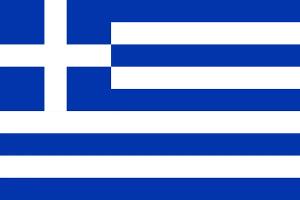 Current national flag of Greece — Stock Vector