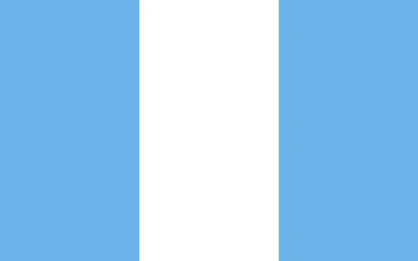 Guatemala bayrağı sivil versiyonu — Stok Vektör