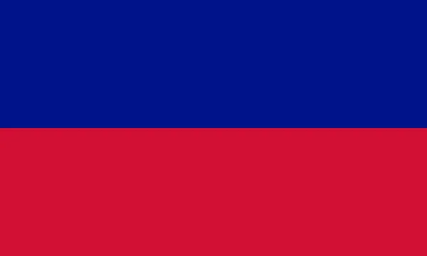 Haiti bayrak - sivil versiyonu — Stok Vektör