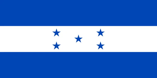 Honduras nationella flagga — Stock vektor