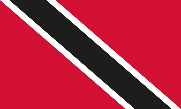 Bendera Nasional Trinidad dan Tobago - Stok Vektor