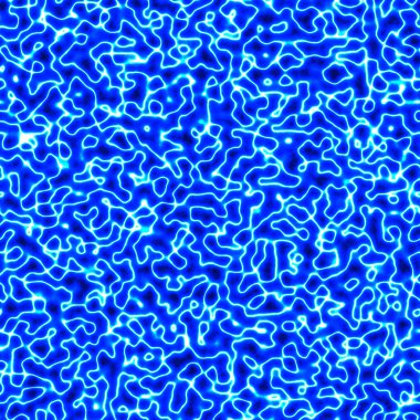 Mavi neon elektrik ağ desen