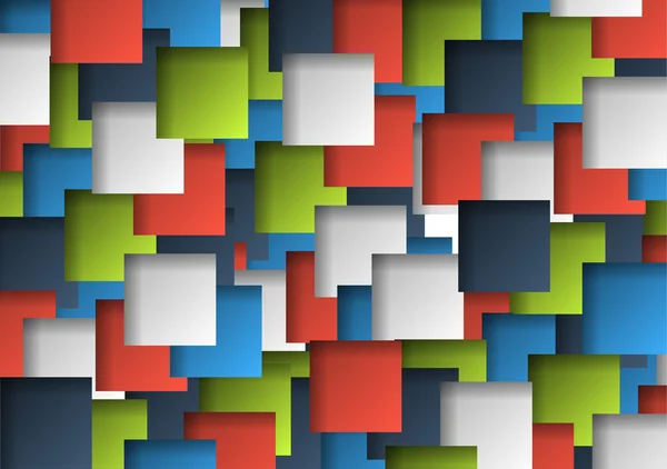 Фон из красочных 3d квадратов — стоковый вектор